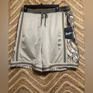 Brooklyn Cloth Camo Paneled Mesh Shorts,Comfort Fit,Men's Size L,NWT
